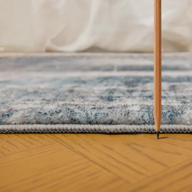 Alt view image 4 of 7 - Crystal GC_MET8001 2x7 Blue Runner Rug