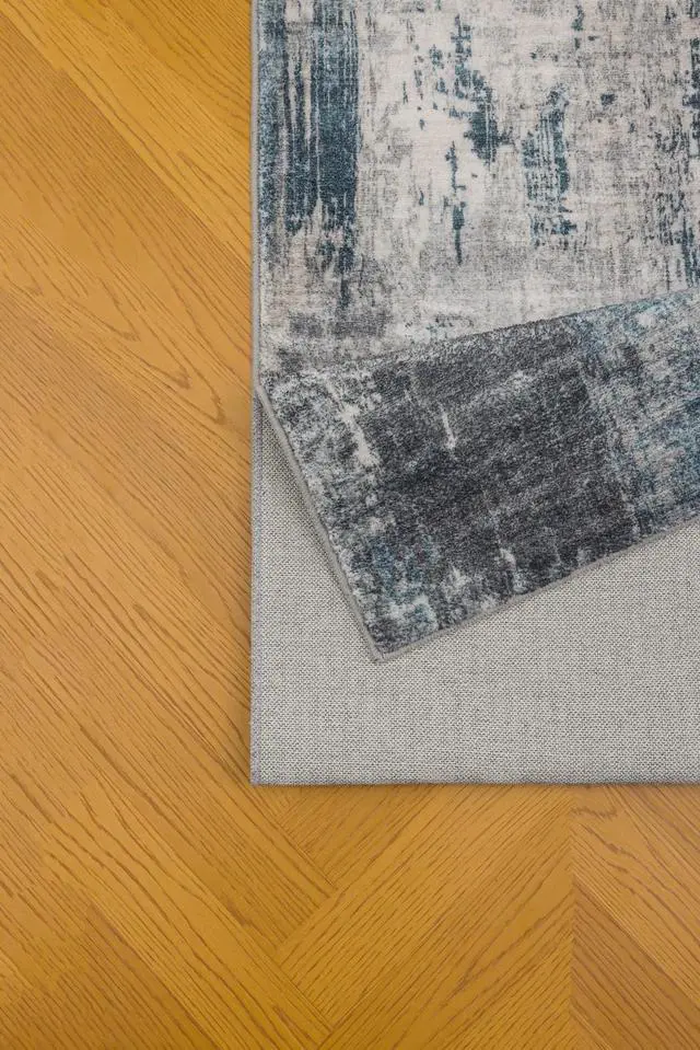 Alt view image 2 of 7 - Crystal GC_MET8001 2x7 Blue Runner Rug