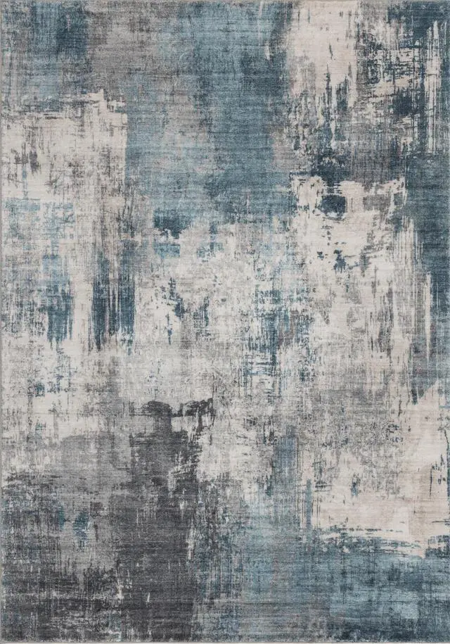 Alt view image 4 of 7 - Crystal GC_MET8001 9x12 Blue Area Rug