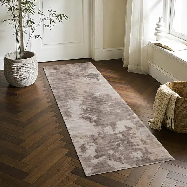 Main image of Crystal GC_MET8002 2x7 Beige Runner Rug