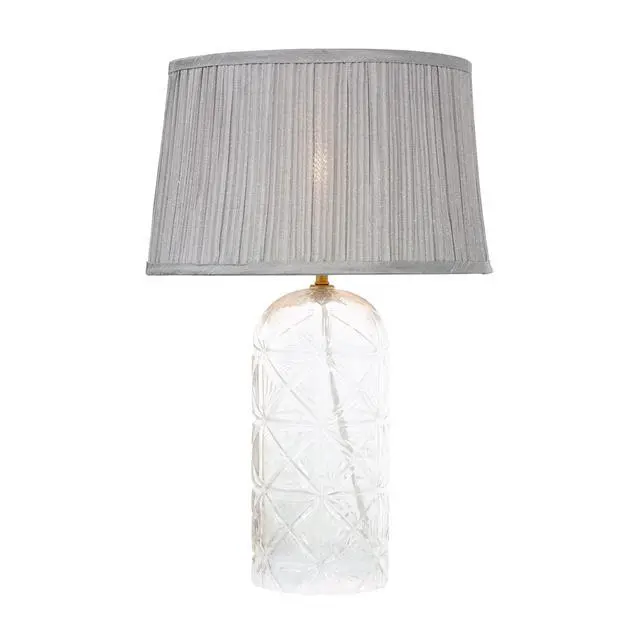 Alt view image 5 of 7 - High Quality Hotel European Modern Bed Side Nightstand Decorative Led Table/Desk Lamp Luxora Table Lamp Gold - Clear and Grey 110-120V