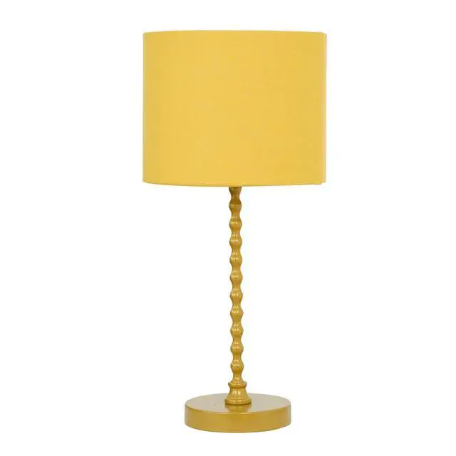 Alt view image 4 of 6 - Modern Classic Desk Lamp Villa Living Room Bedroom Study Decorative Sereno Table Lamp Ochre and Gold 110-120V Table Light, Easy Assembly Table Lamp for Sale