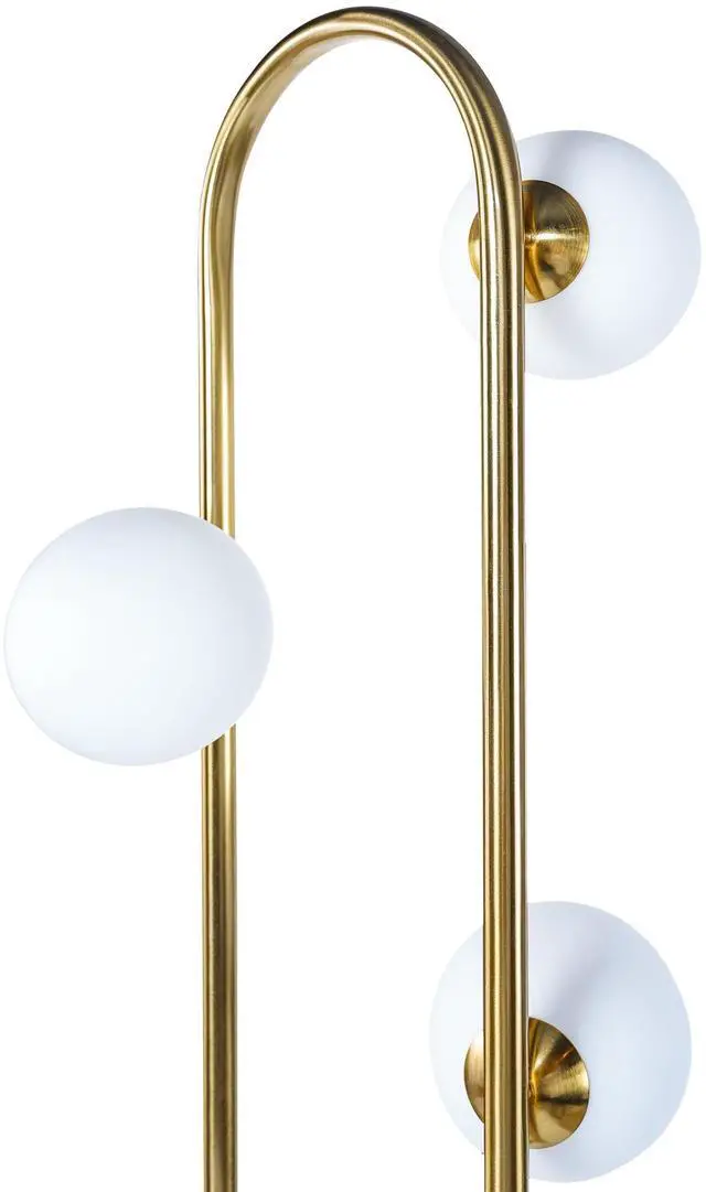 Alt view image 5 of 7 - Modern Floor Lamp for Living Room, Artema Floor Lamp with White, Tall Corner Lamp for Bedroom & Office Lighting