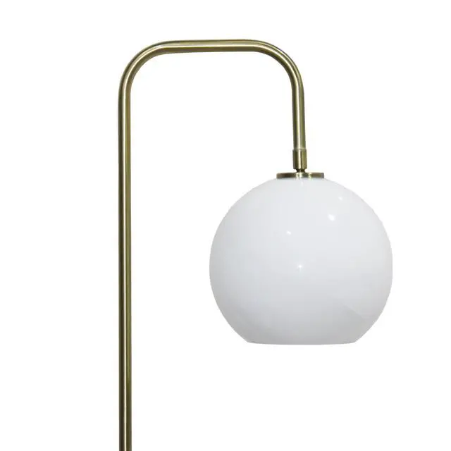 Alt view image 5 of 7 - Tall Corner Floor Lamp, Standing Light for Living Room, Bedroom & Office Space Illumination, Solaris White Lampshade Floor Lamp 110V