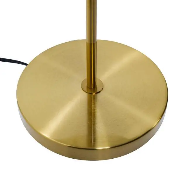 Alt view image 6 of 7 - High Quality Hotel European Modern Bed Side Nightstand Decorative Table/Desk Lamp, Metro Table Lamp with Gold Outer and White inner 110~120V