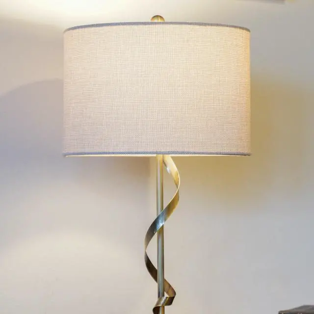 Alt view image 6 of 7 - Bedside Bedroom Nightstand Desk Lamp Bedroom Study Lamps Solid Wood Creative Lights Reading Living Room Table Lampsfoundry Twisted Metal Table Lamp 110V