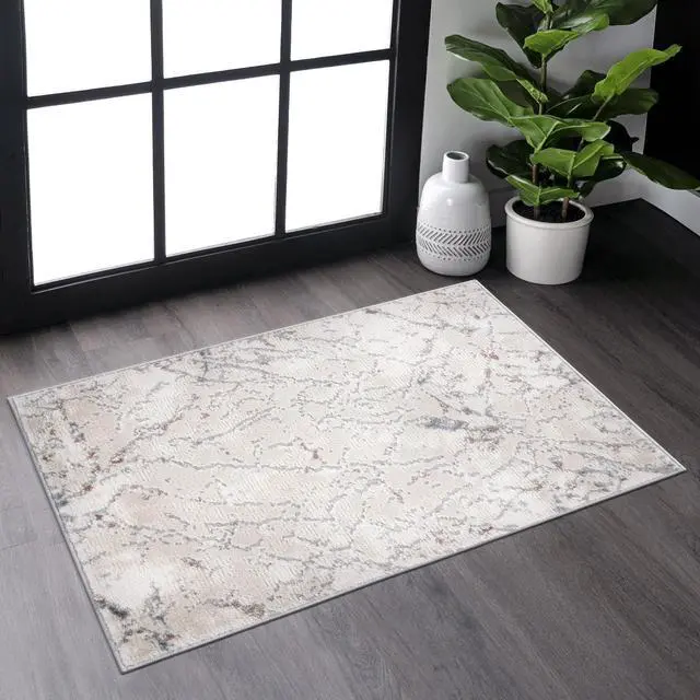 Main image of Collection 36*24 inch Multi / Contemporary Doormat Rug