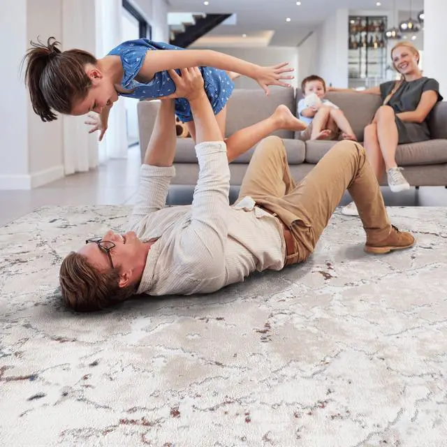 Alt view image 3 of 7 - Collection 36*24 inch Multi / Contemporary Doormat Rug