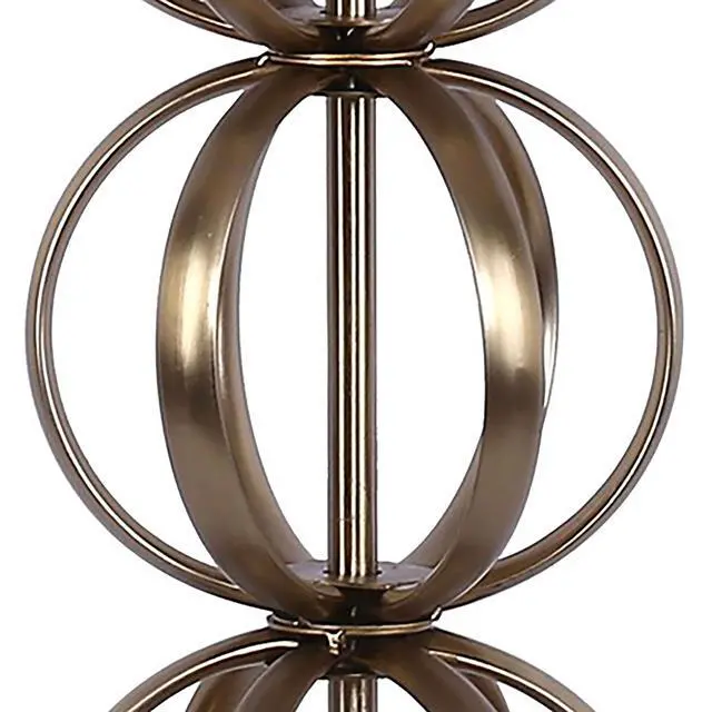 Alt view image 7 of 7 - Linx 29" Contemporary Metal Table Lamp in Gold Metal and White Linen Shade From Grandview Gallery - Set Of 2