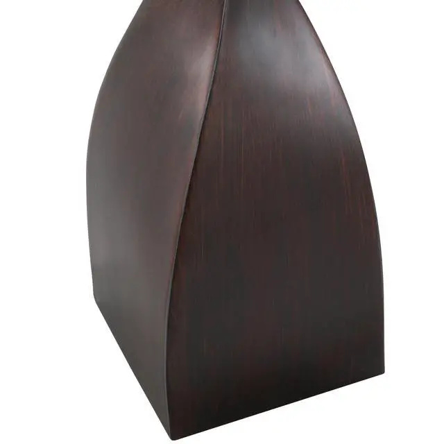 Alt view image 5 of 5 - 30" Contemporary Polyresin Table Lamp in Copper Bronze Polyresin with Natural Linen Shade From Grandview Gallery - Set Of 2