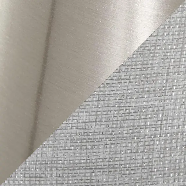 Alt view image 4 of 5 - 23" Contemporary Metal Table Lamp in Brushed Nickel and Grey Linen Shade From Grandview Gallery - Set Of 2