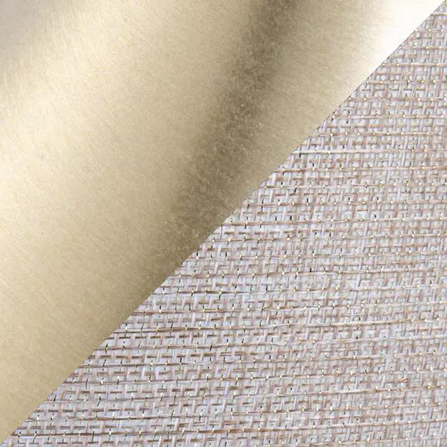 Alt view image 6 of 6 - 24" Contemporary Metal Table Lamp in Gold Metal with Golden Metallic Linen Shade From Grandview Gallery - Set Of 2