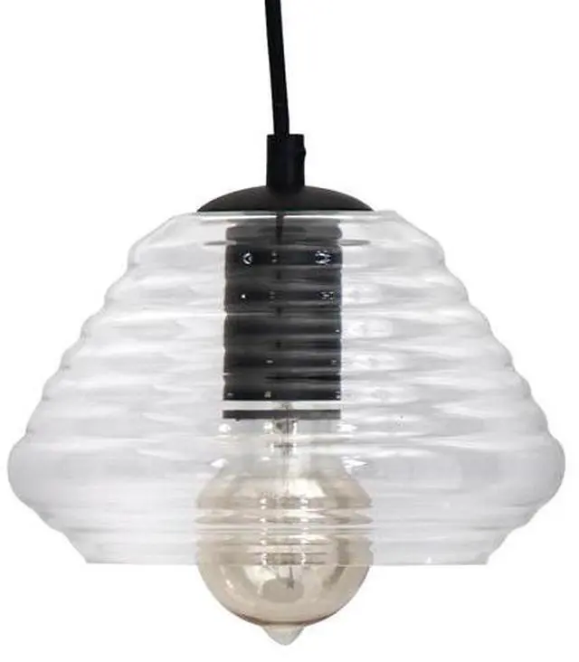 Alt view image 3 of 5 - torus Triangle Pendant with Clear Glass
