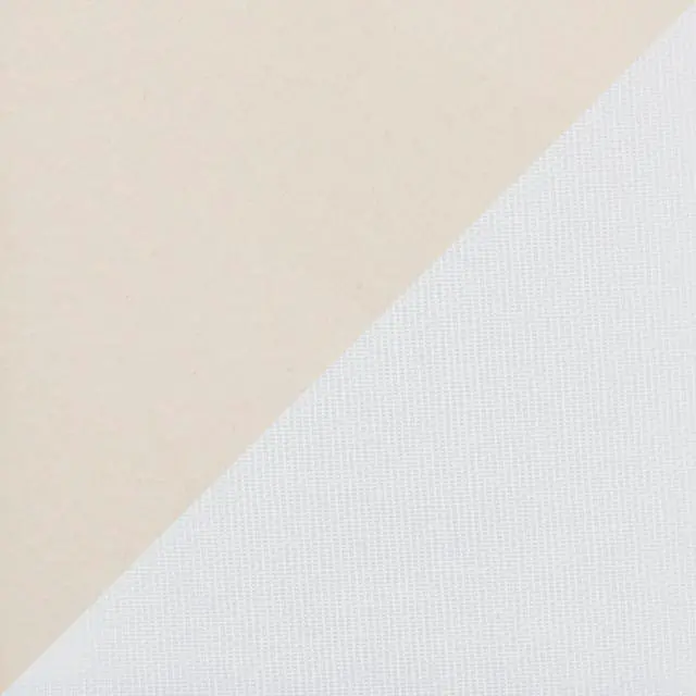 Alt view image 7 of 7 - Square Contemporary 27" Ceramic Table Lamp in Cream Ceramic, Gold Metal, and White Linen