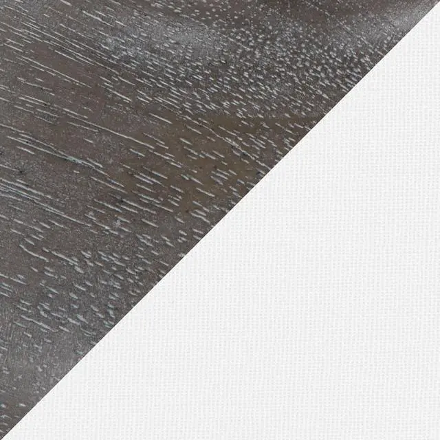 Alt view image 7 of 7 - 61" Contemporary Polyresin Floor Lamp in Acid Grey Wood Finish and White Linen Shade