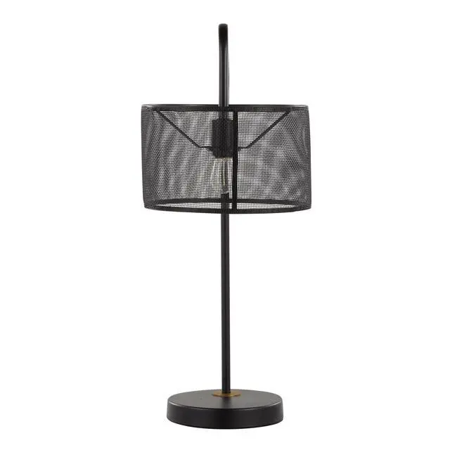 Alt view image 6 of 7 - 27" Contemporary Metal Task Lamp with Built-in Usb Port in Oil Bronze and Painted Gold Metal From Grandview Gallery - Set Of 2
