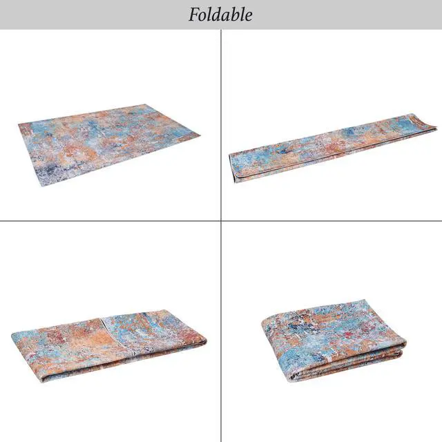 Alt view image 7 of 7 - Multi Washable Rug 120*30 inch Runner Rug (Multi, 120*30 inch)