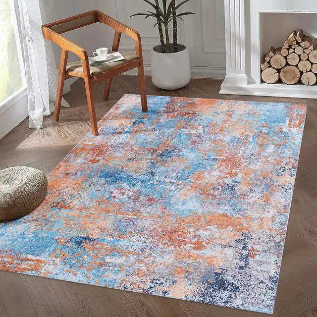 Main image of Multi Washable Rug 108*72 inch Area Rug Multi