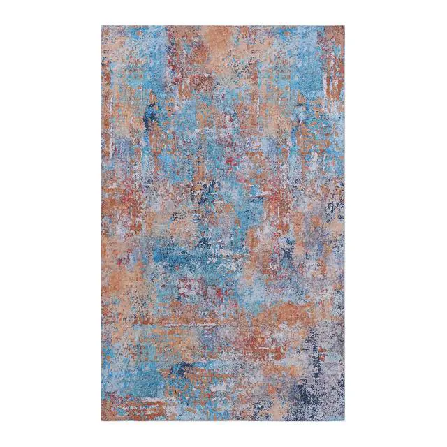 Alt view image 2 of 7 - Multi Washable Rug 108*72 inch Area Rug Multi