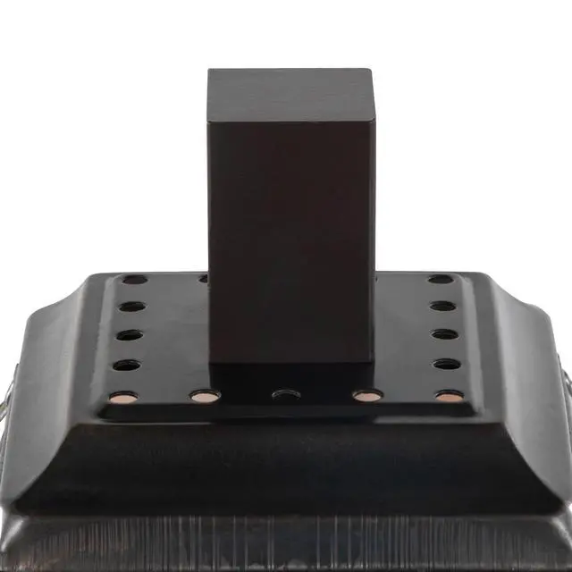 Alt view image 7 of 7 - 30" Table Lamp in Oil Rubbed Bronze Metal with Brown and Cream Glass