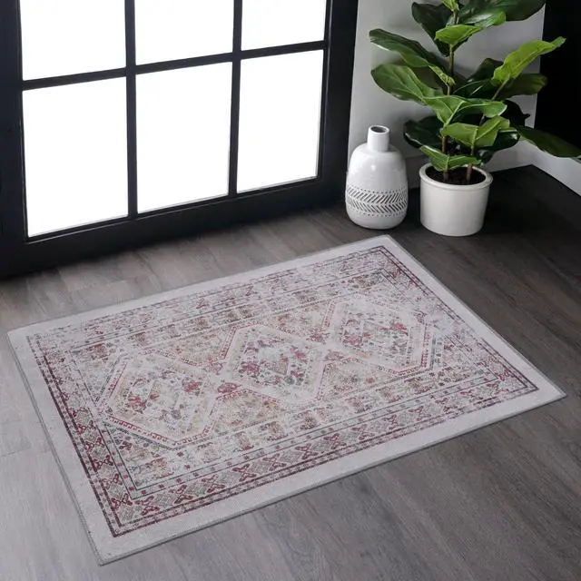 Main image of Beige Washable Rug 36*24 inch Doormat Rug (Beige, 36*24 inch)