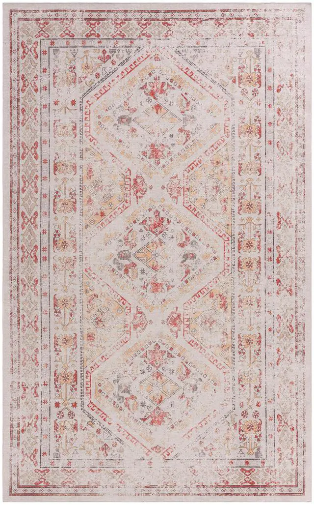 Alt view image 2 of 7 - Beige Washable Rug 60*36 inch Area Rug (Beige, 60*36 inch)