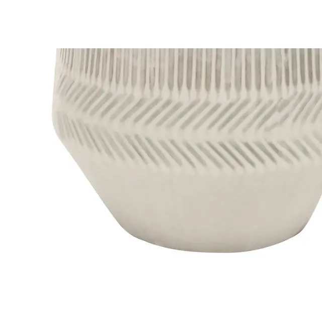 Alt view image 5 of 5 - Lighting, 33"H, Table Lamp, Ivory / Cream Shade, Cream Ceramic, Contemporary