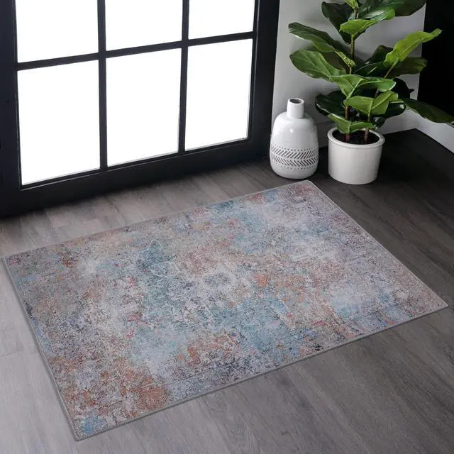 Main image of Yellow Washable Rug 36*24 inch Doormat Rug (Yellow, 36*24 inch)