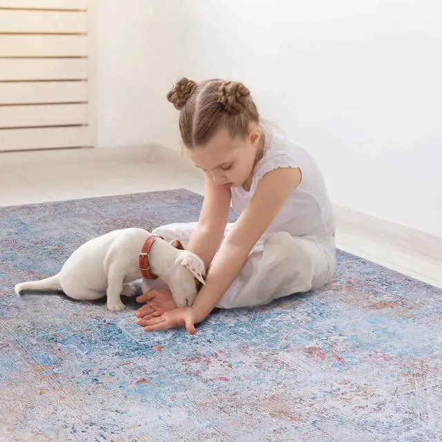 Alt view image 6 of 7 - Yellow Washable Rug 120*30 inch Runner Rug (Yellow, 120*30 inch)