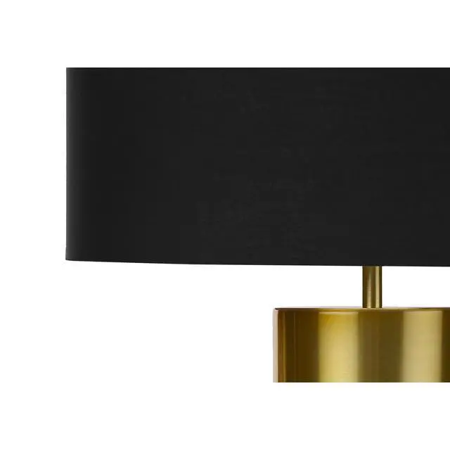 Alt view image 5 of 5 - Lighting, 25"H, Table Lamp, Black Concrete, Black Shade, Contemporary