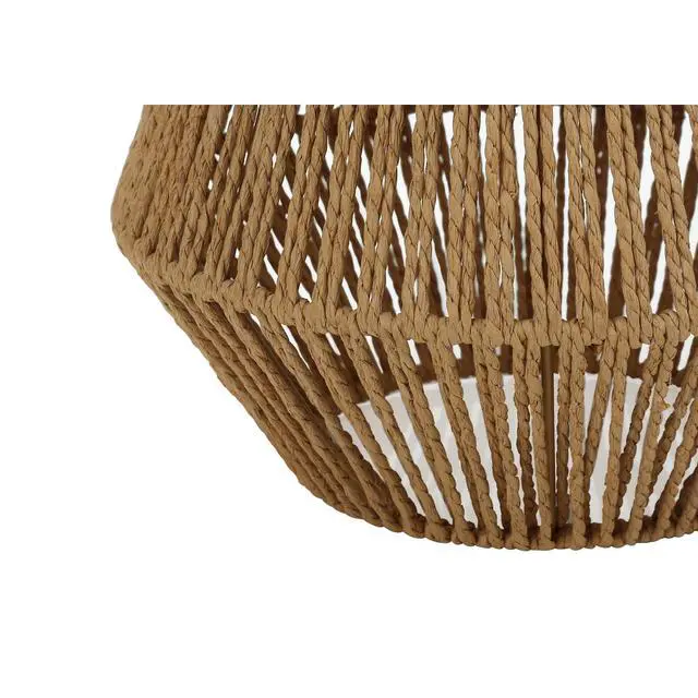 Alt view image 4 of 5 - Lighting, 22"H, Table Lamp, Brown Rope, Beige Shade, Transitional