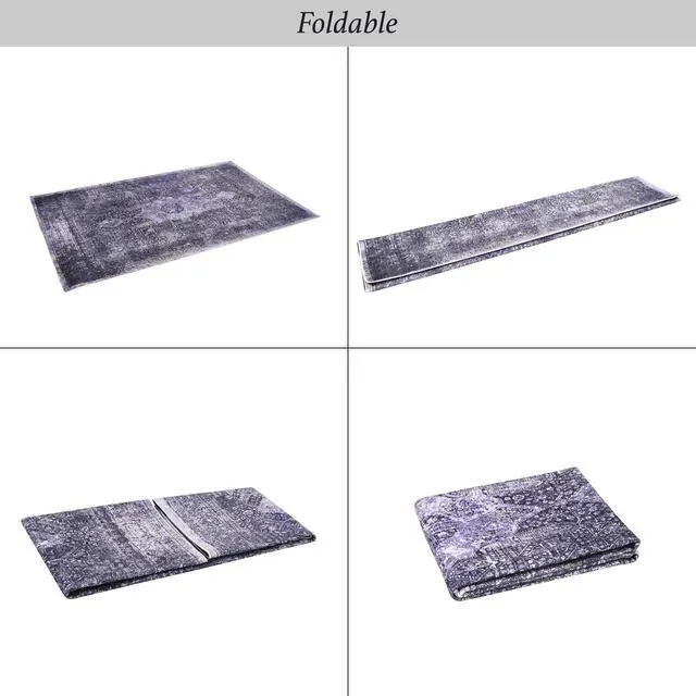 Alt view image 7 of 7 - Anthracite Washable Rug 36*24 inch Doormat Rug (Anthracite, 36*24 inch)