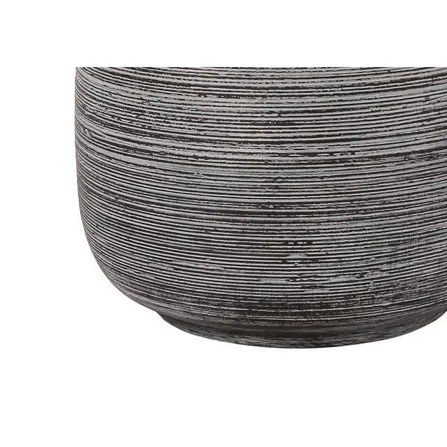 Alt view image 5 of 5 - Lighting, 19"H, Table Lamp, Grey Ceramic, Ivory / Cream Shade, Contemporary