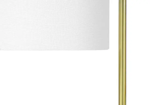 Alt view image 3 of 6 - Lighting, 20"H, Table Lamp, White Marble, Ivory / Cream Shade, Contemporary