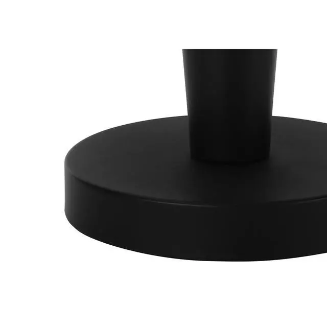 Alt view image 5 of 5 - Lighting, Set Of 2, 24"H, Table Lamp, Usb Port included, Black Metal, Ivory / Cream Shade, Contemporary