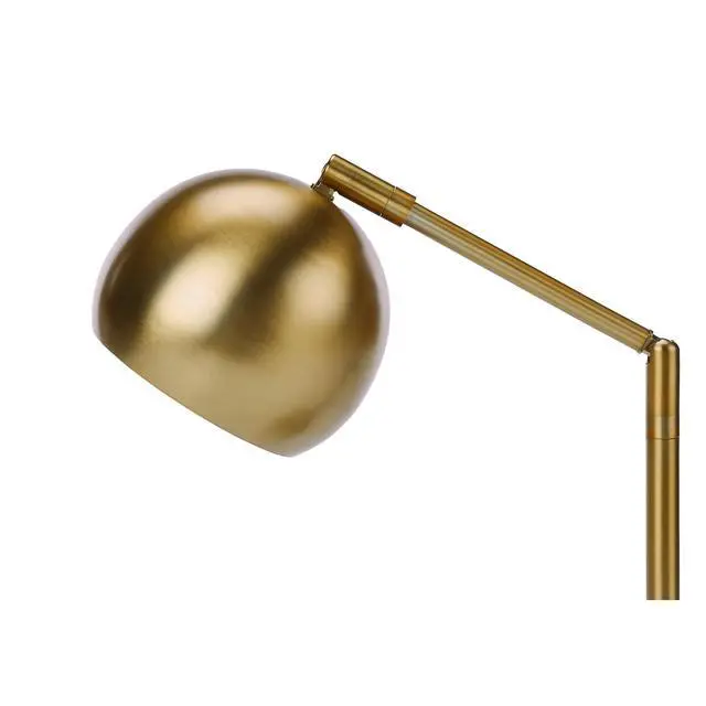 Alt view image 5 of 5 - Lighting, 19"H, Table Lamp, Gold Metal, Gold Shade, Contemporary