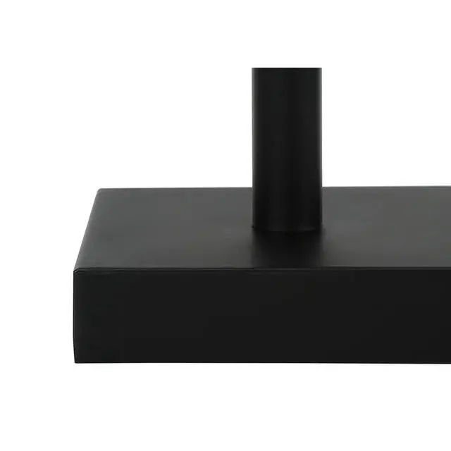 Alt view image 4 of 5 - Lighting, Set Of 2, 17"H, Table Lamp, Usb Port included, Black Metal, Beige Shade, Contemporary
