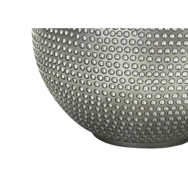 Alt view image 5 of 5 - Lighting, 19"H, Table Lamp, Grey Resin, Ivory / Cream Shade, Modern