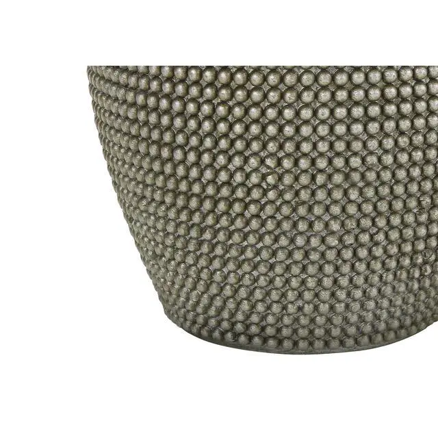Alt view image 4 of 5 - Lighting, 24"H, Table Lamp, Grey Resin, Ivory / Cream Shade, Contemporary