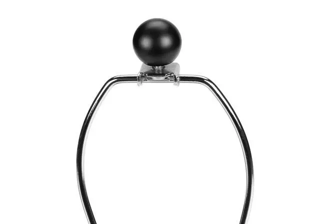 Alt view image 6 of 7 - Lighting, 24"H, Table Lamp, Black Concrete, Grey Shade, Contemporary