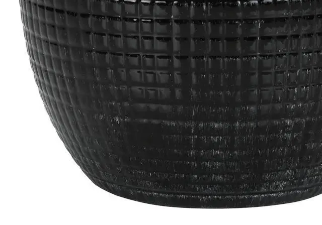 Alt view image 7 of 7 - Lighting, 26"H, Table Lamp, Black Ceramic, Ivory / Cream Shade, Contemporary