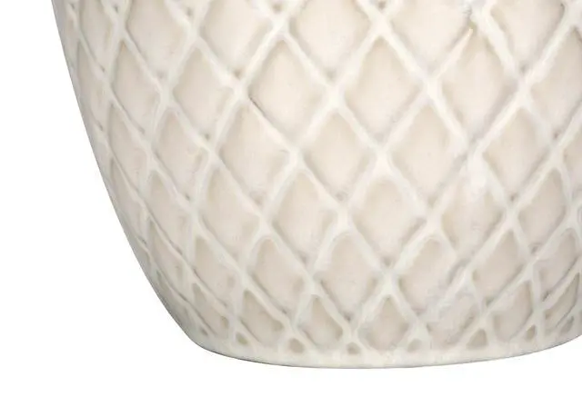 Alt view image 7 of 7 - Lighting, 25"H, Table Lamp, Cream Ceramic, Ivory / Cream Shade, Transitional