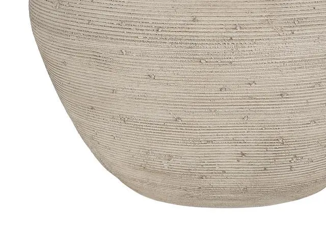 Alt view image 7 of 7 - Lighting, 25"H, Table Lamp, Cream Concrete, Beige Shade, Contemporary