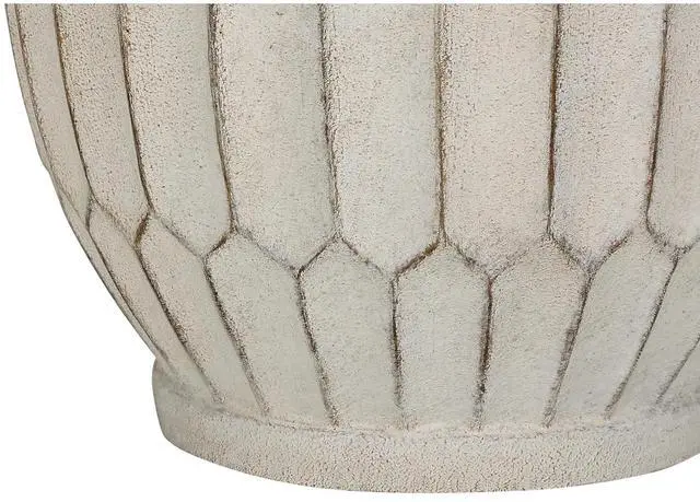 Alt view image 5 of 5 - Lighting, 24"H, Table Lamp, Cream Resin, Ivory / Cream Shade, Transitional