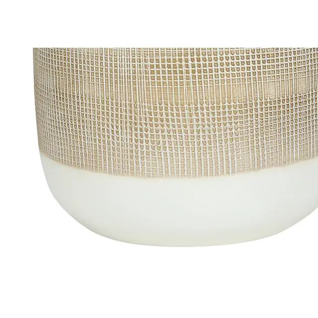 Alt view image 4 of 5 - Lighting, 27"H, Table Lamp, Cream Ceramic, Beige Shade, Contemporary