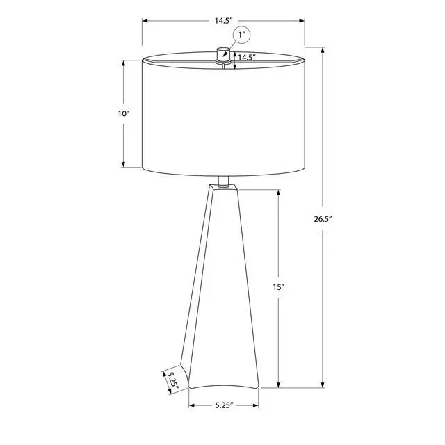 Alt view image 3 of 5 - Lighting, 27"H, Table Lamp, Black Resin, Beige Shade, Modern