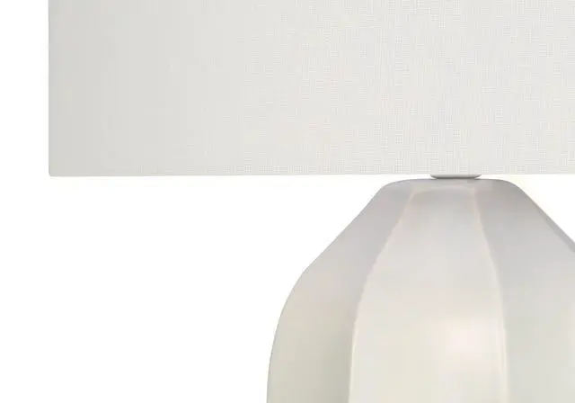 Alt view image 4 of 7 - Lighting, 27"H, Table Lamp, Cream Ceramic, Ivory / Cream Shade, Modern