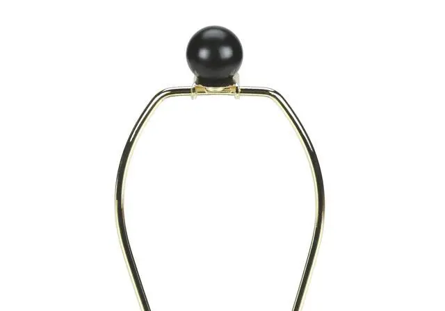 Alt view image 7 of 7 - Lighting, 23"H, Table Lamp, Black Rattan, Ivory / Cream Shade, Modern