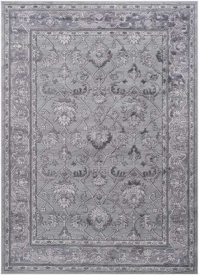 Main image of Collection 5X7 Grey/Oriental Non-Shedding Living Room Bedroom Dining Home Office Stylish and Stain Resistant Area Rug