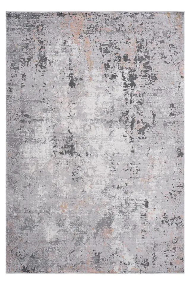Alt view image 2 of 7 - Collection 5X7 Grey/Multi/Abstract Non-Shedding Living Room Bedroom Dining Home Office Stylish and Stain Resistant Area Rug